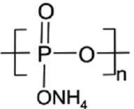 Ammonium polyphosphate APP chemical structure baoxu chemical
